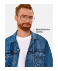 Куртка джинсовая мужская синий