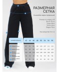 Брюки палаццо широкие черный