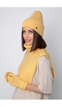 ЕВ 28001/23ш/светло-желтый шарф-манишка