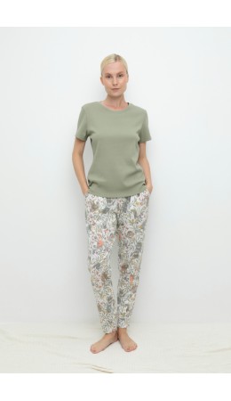 Е 20116/оливковый хаки,эвкалипт пижама