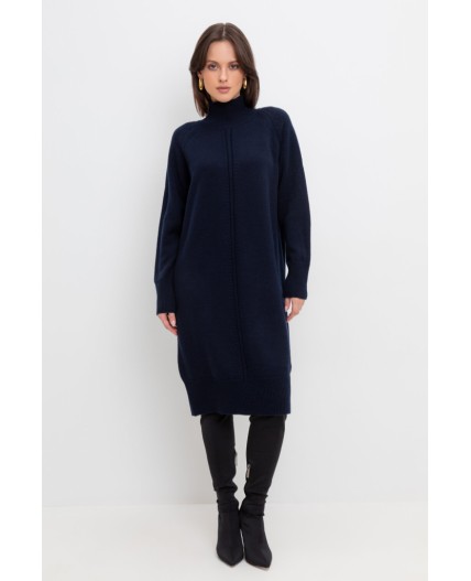 ЕВ 526/ш/темно-синий платье