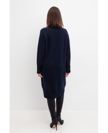 ЕВ 526/ш/темно-синий платье