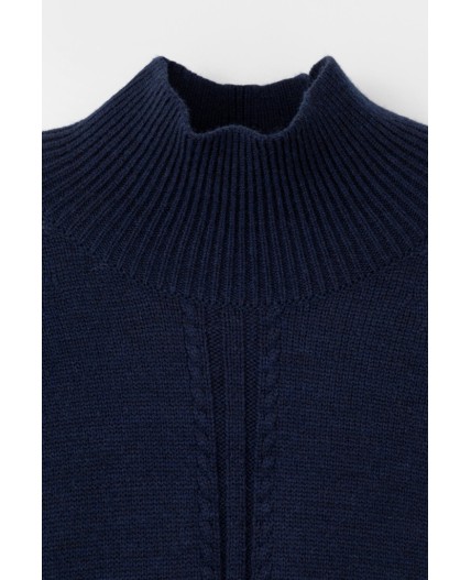 ЕВ 526/ш/темно-синий платье