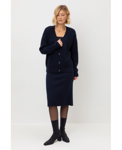 ЕВ 726/24ш/темно-синий юбка