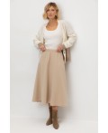 ЕВТ 7023/темно-бежевый юбка