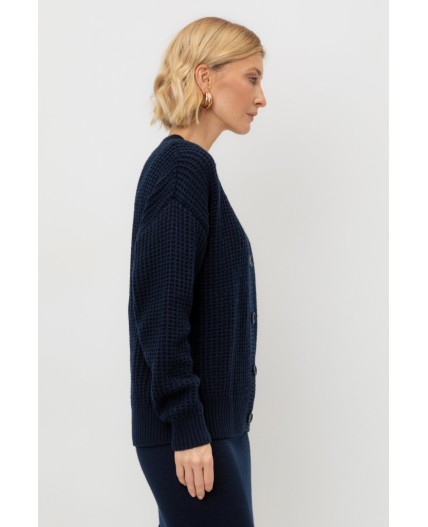 ЕВ 30200/ш/темно-синий кардиган