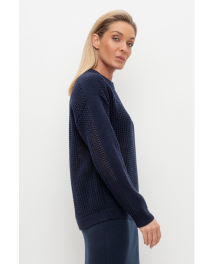 ЕВ 30198/ш/темно-синий джемпер