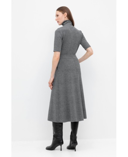 ЕВ 737/ш/тем.серый меланж юбка