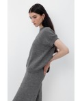 ЕВ 30145/ш/тем.серый меланж джемпер