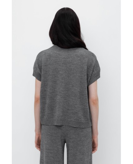 ЕВ 30145/ш/тем.серый меланж джемпер