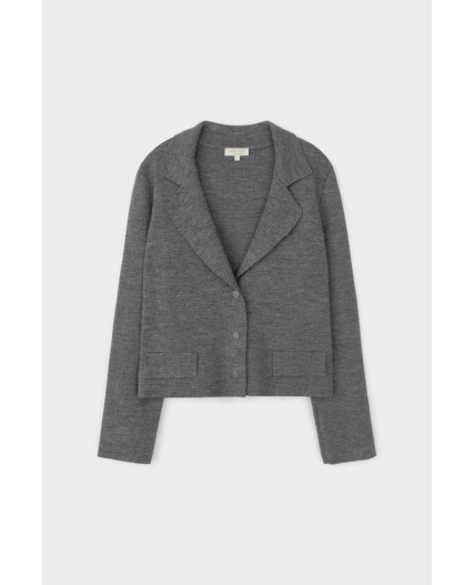 ЕВ 30164/ш/тем.серый меланж жакет