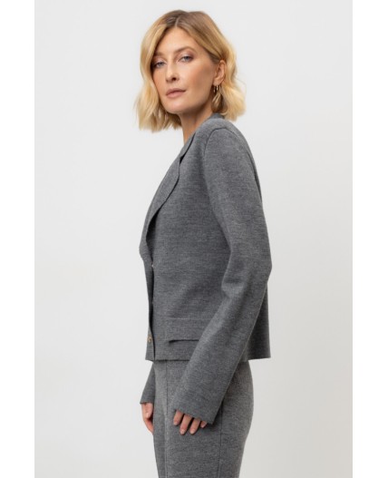 ЕВ 30164/ш/тем.серый меланж жакет