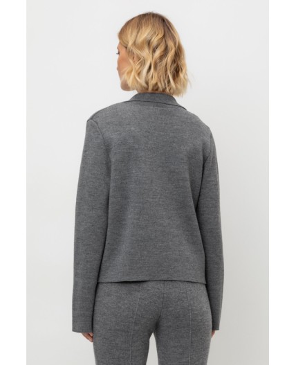 ЕВ 30164/ш/тем.серый меланж жакет