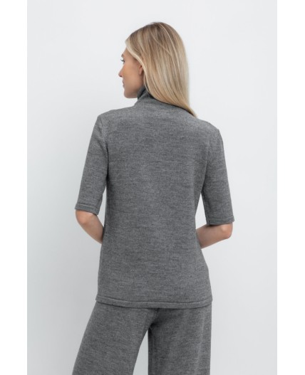 ЕВ 30146/ш/тем.серый меланж джемпер