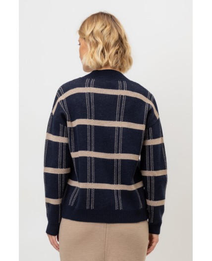 ЕВ 30199/ш/темно-синий кардиган