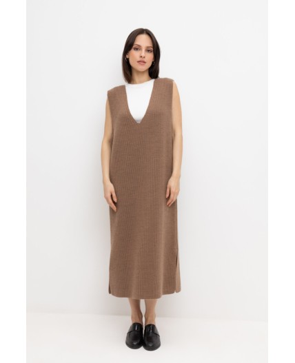 ЕВ 524/ш/какао платье