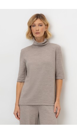 ЕВ 30146/ш/бежевый меланж джемпер