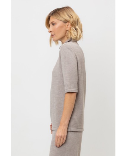 ЕВ 30146/ш/бежевый меланж джемпер