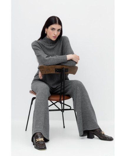 ЕВ 30140/24ш/тем.серый меланж джемпер