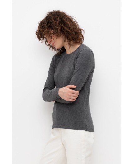 ЕВТ 3263/тем.серый меланж джемпер