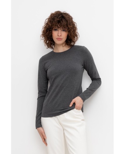 ЕВТ 3263/тем.серый меланж джемпер