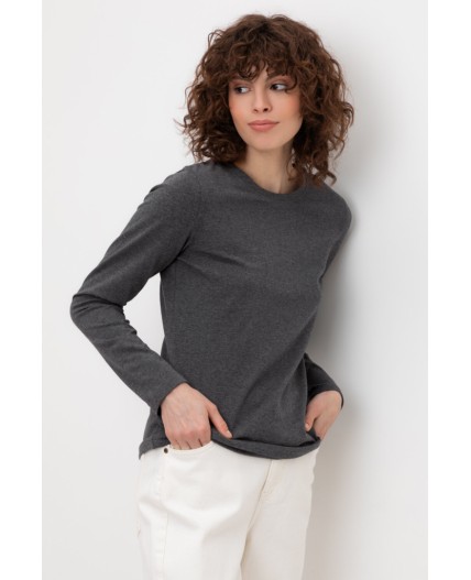 ЕВТ 3261/тем.серый меланж джемпер