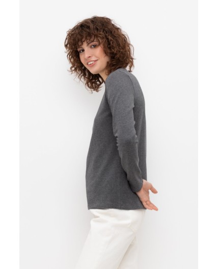 ЕВТ 3261/тем.серый меланж джемпер