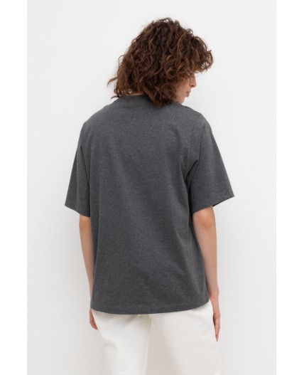 ЕВТ 3237/24/тем.серый меланж фуфайка