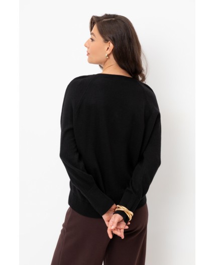 ЕВ 30203/ш/черный джемпер