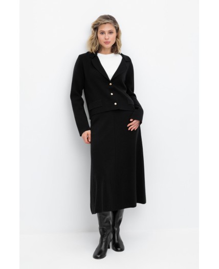 ЕВ 737/ш/черный юбка