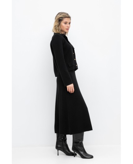 ЕВ 737/ш/черный юбка