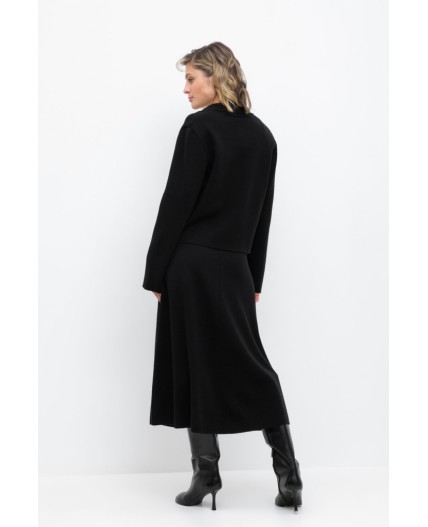 ЕВ 737/ш/черный юбка