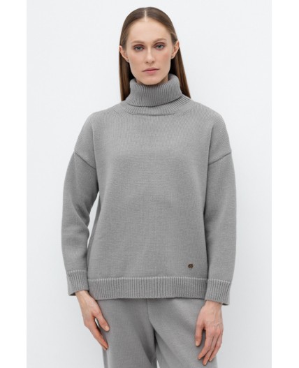 ЕВ 30022/24ш/серый меланж джемпер