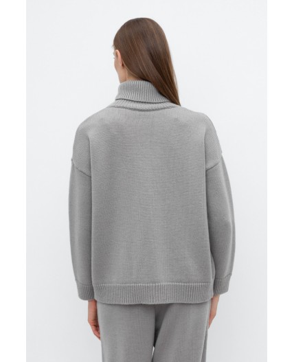 ЕВ 30022/24ш/серый меланж джемпер