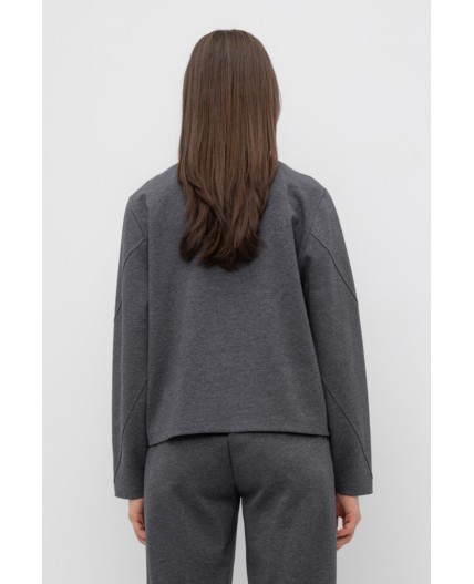 ЕВТ 3252/тем.серый меланж жакет