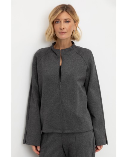 ЕВТ 3251/тем.серый меланж жакет