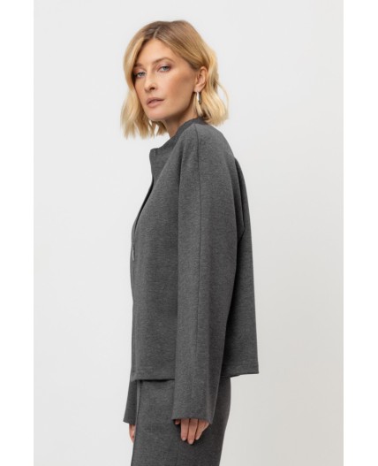 ЕВТ 3251/тем.серый меланж жакет