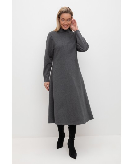ЕВТ 5059/тем.серый меланж платье