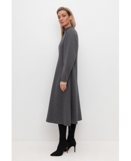 ЕВТ 5059/тем.серый меланж платье