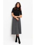 ЕВТ 7018/тем.серый меланж юбка