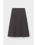 ЕВТ 7018/тем.серый меланж юбка