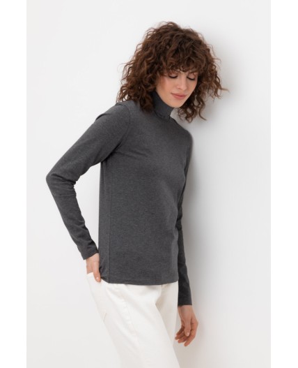 ЕВТ 3026/24/тем.серый меланж джемпер