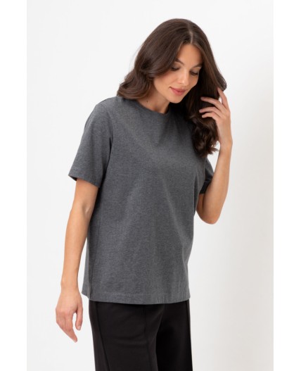 ЕВТ 3238/24/тем.серый меланж фуфайка