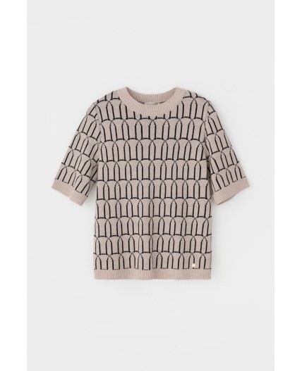 ЕВ 30180/ш/бежевый меланж джемпер
