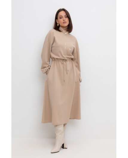 ЕВТ 5057/темно-бежевый платье