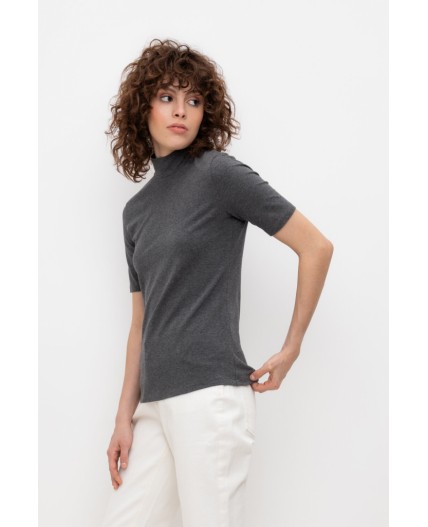 ЕВТ 3262/тем.серый меланж джемпер