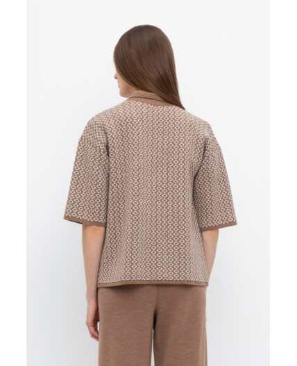 ЕВ 30168/ш/какао джемпер