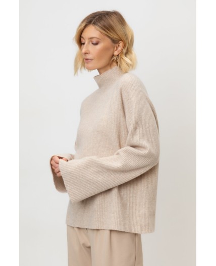 ЕВ 30179/ш/светло-бежевый джемпер