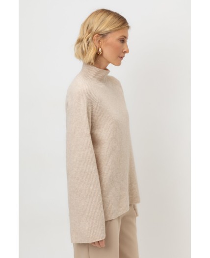 ЕВ 30179/ш/светло-бежевый джемпер