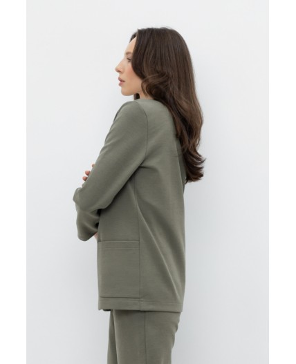 ЕВТ 3188/оливковый серый жакет